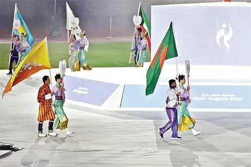 পদকহীন এশিয়ান গেমসে বিতর্কিত পতাকাবাহক লিটন দাস
