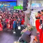 নিউইয়র্কের টাইমস স্কোয়ারে উদযাপিত হলো প্রবাসী দুর্গোৎসব