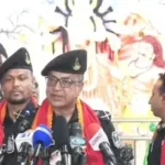 অপরাধীকে ছাড় নেই, দুর্গোৎসবে কঠোর নিরাপত্তার প্রতিশ্রুতি এসআরবি ডিজির