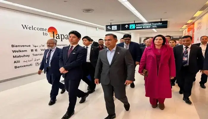 চার দিনের রাষ্ট্রীয় সফরে জাপানে পৌঁছেছেন প্রধানমন্ত্রী তারেক রহমান