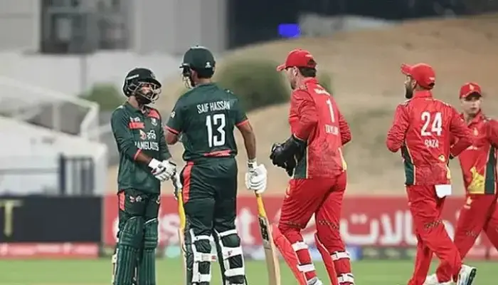 আবুধাবিতে জিম্বাবুয়ের কাছে বড় ব্যবধানে হারল বাংলাদেশ