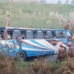 মুন্সীগঞ্জে এক্সপ্রেসওয়েতে বাস দুর্ঘটনা: নিহত ৩, আহত ১৬