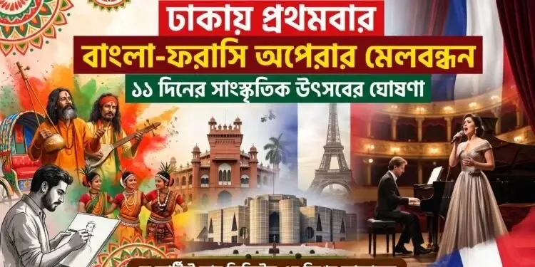 ঢাকায় প্রথমবার বাংলা-ফরাসি অপেরার মেলবন্ধনসহ ১১ দিনের উৎসব