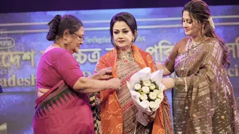 আজীবন সম্মাননায় ভূষিত অভিনেত্রী নূতন