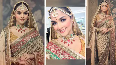 অসুস্থতা কাটিয়ে রাজকীয় কনে সাজে সাদিয়া আয়মান