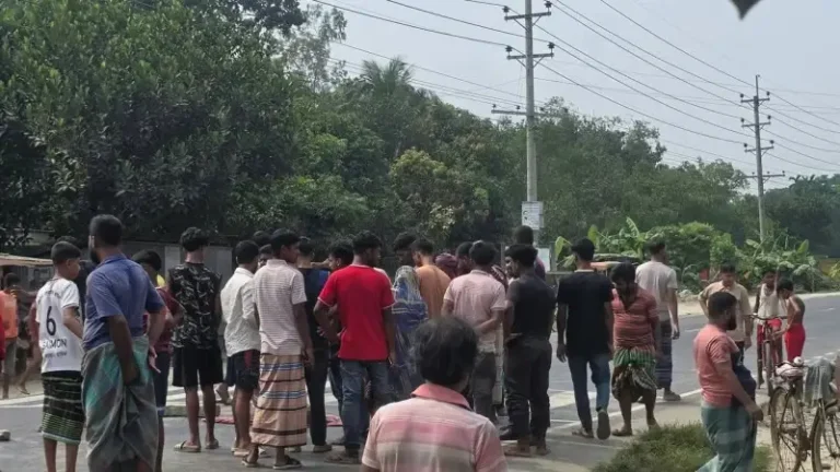 কিশোরগঞ্জে বাসের ধাক্কায় প্রাণ গেল আট বছরের শিশুর